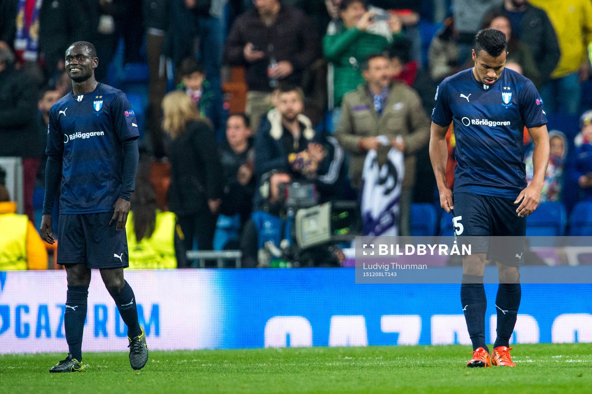 Malmö FFs Enoch Kofi Adu och Luis Felipe Carvalho da Silva