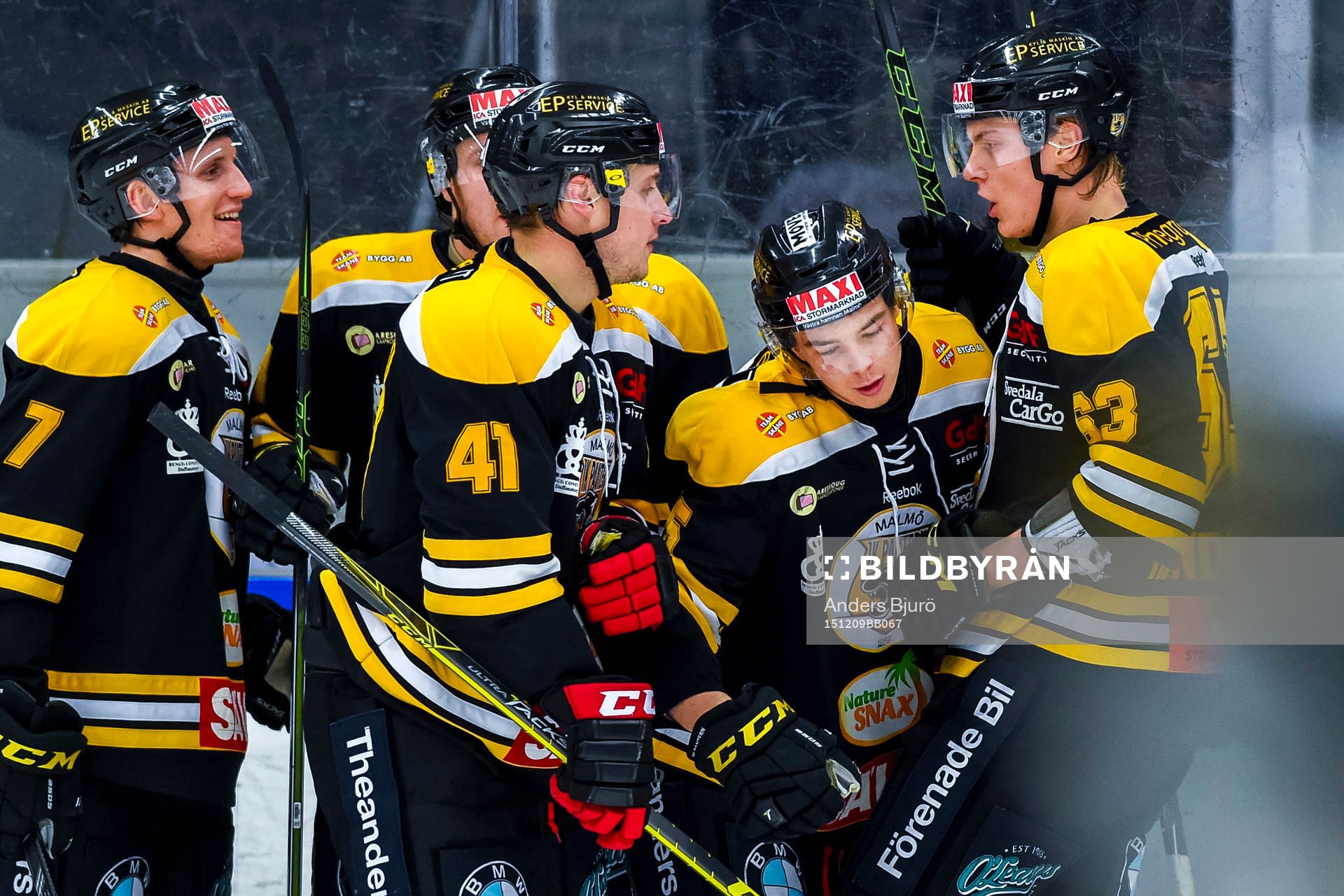 Panterns Patrik Blomberg jublar