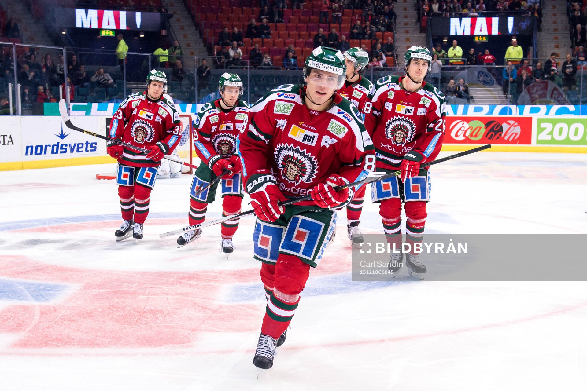 Frölundas Andreas Johnson jublar