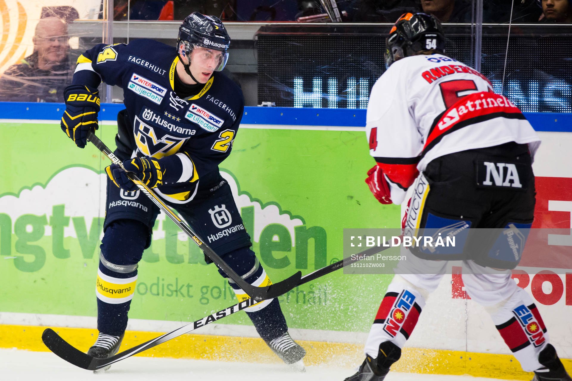 s Erik Christensen mot Örebros Peter Andersson