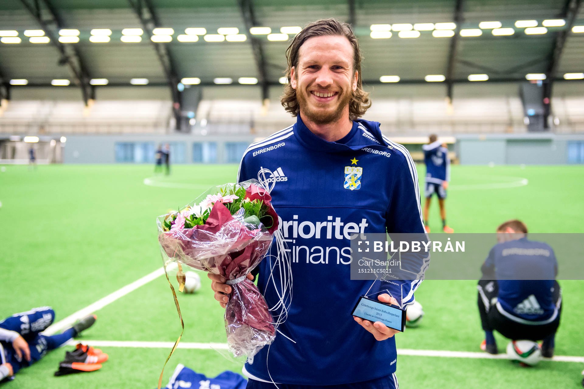 IFK Göteborgs Gustav Svensson tilldelas priset Göteborgs