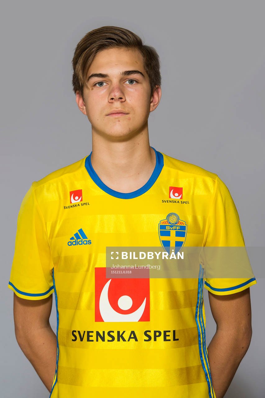 Anton Eriksson som spelar i P15/00-landslaget