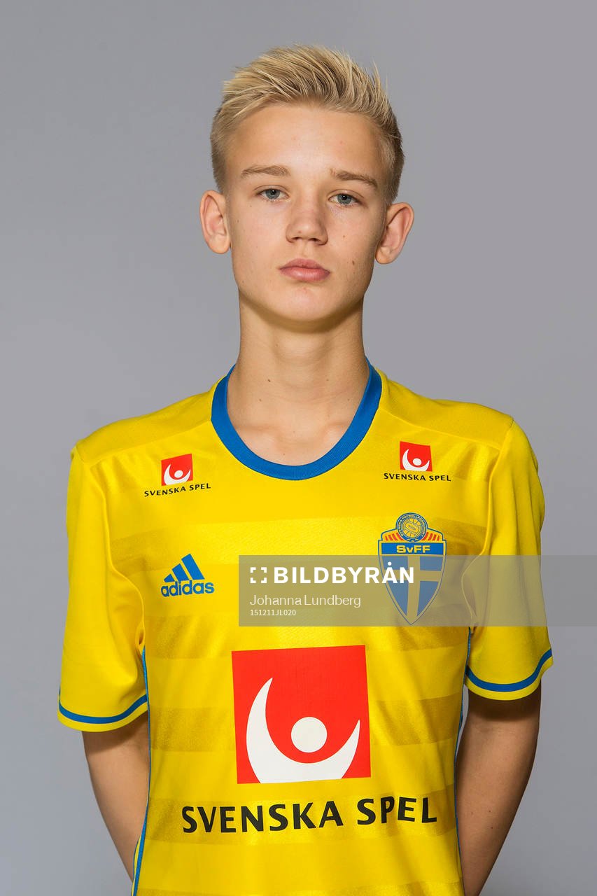 Carl Gustafsson som spelar i P15/00-landslaget