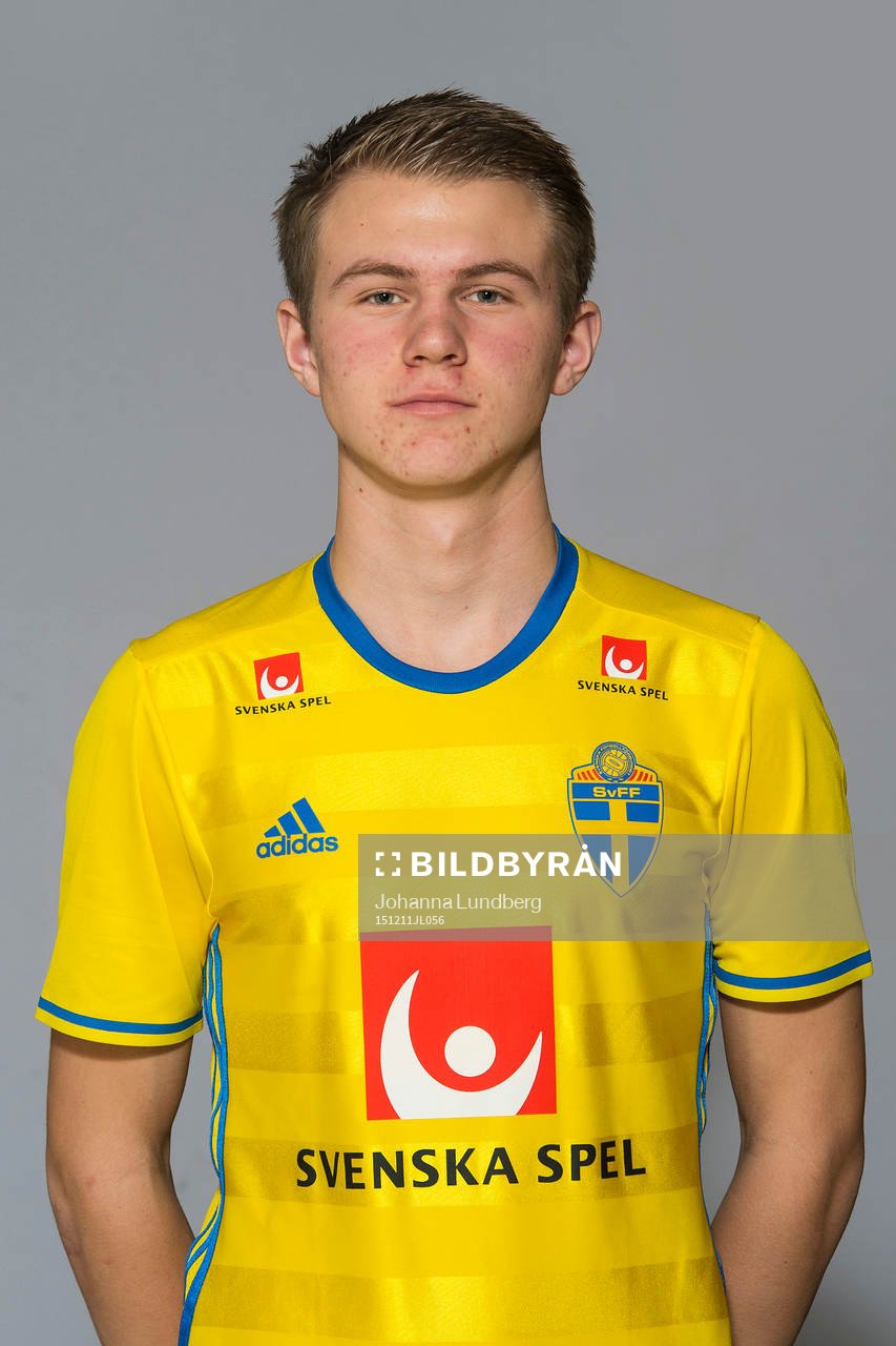 Edvin Crona som spelar i P15/00-landslaget
