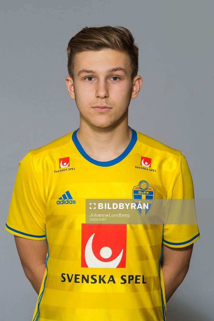 Anton Friberg som spelar i P15/00-landslaget