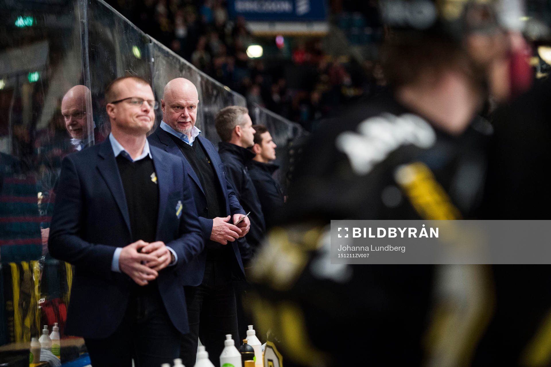 s sportchef Anders Gozzi och tränare Roger Melin