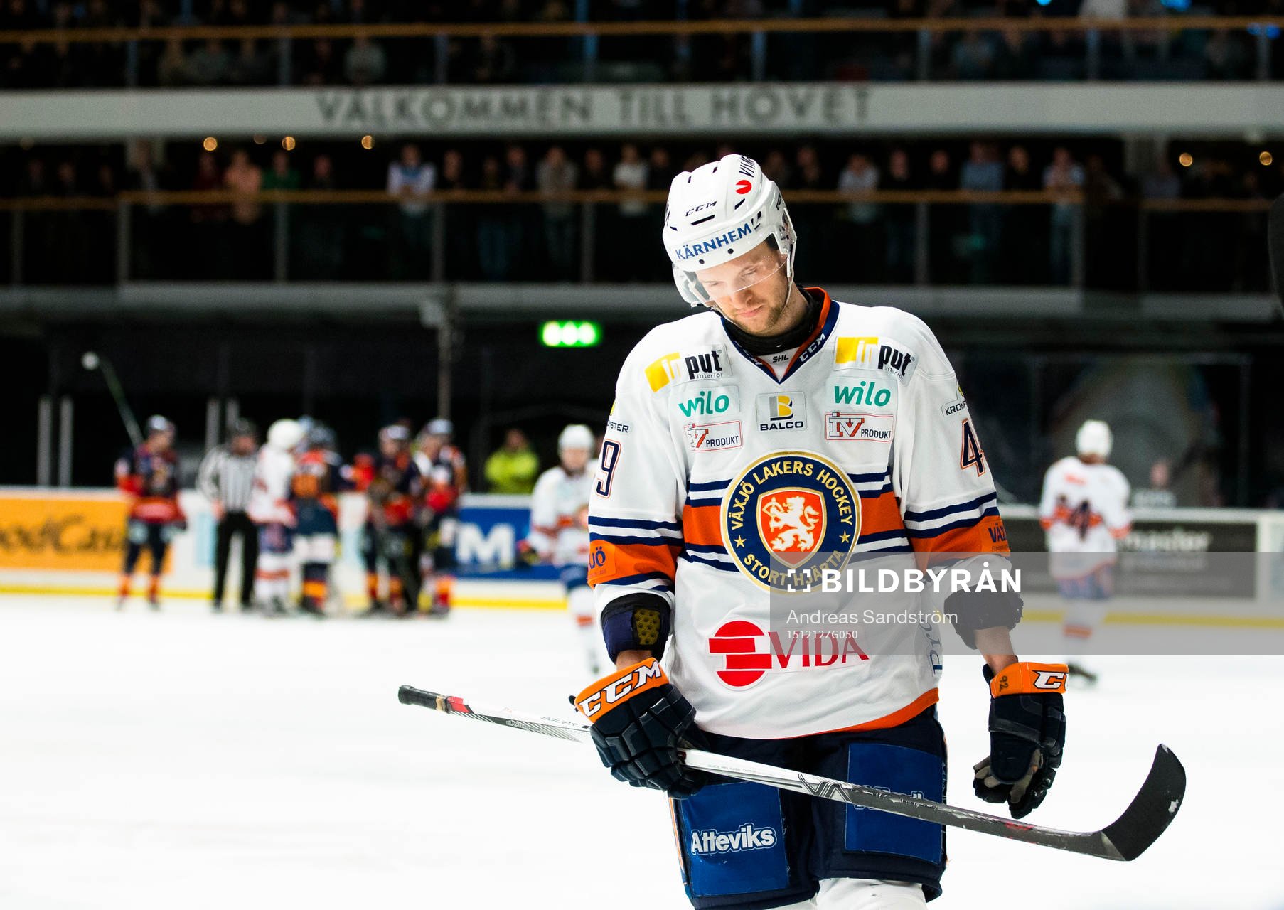 Växjös Ilkka Heikkinen ser deppig ut