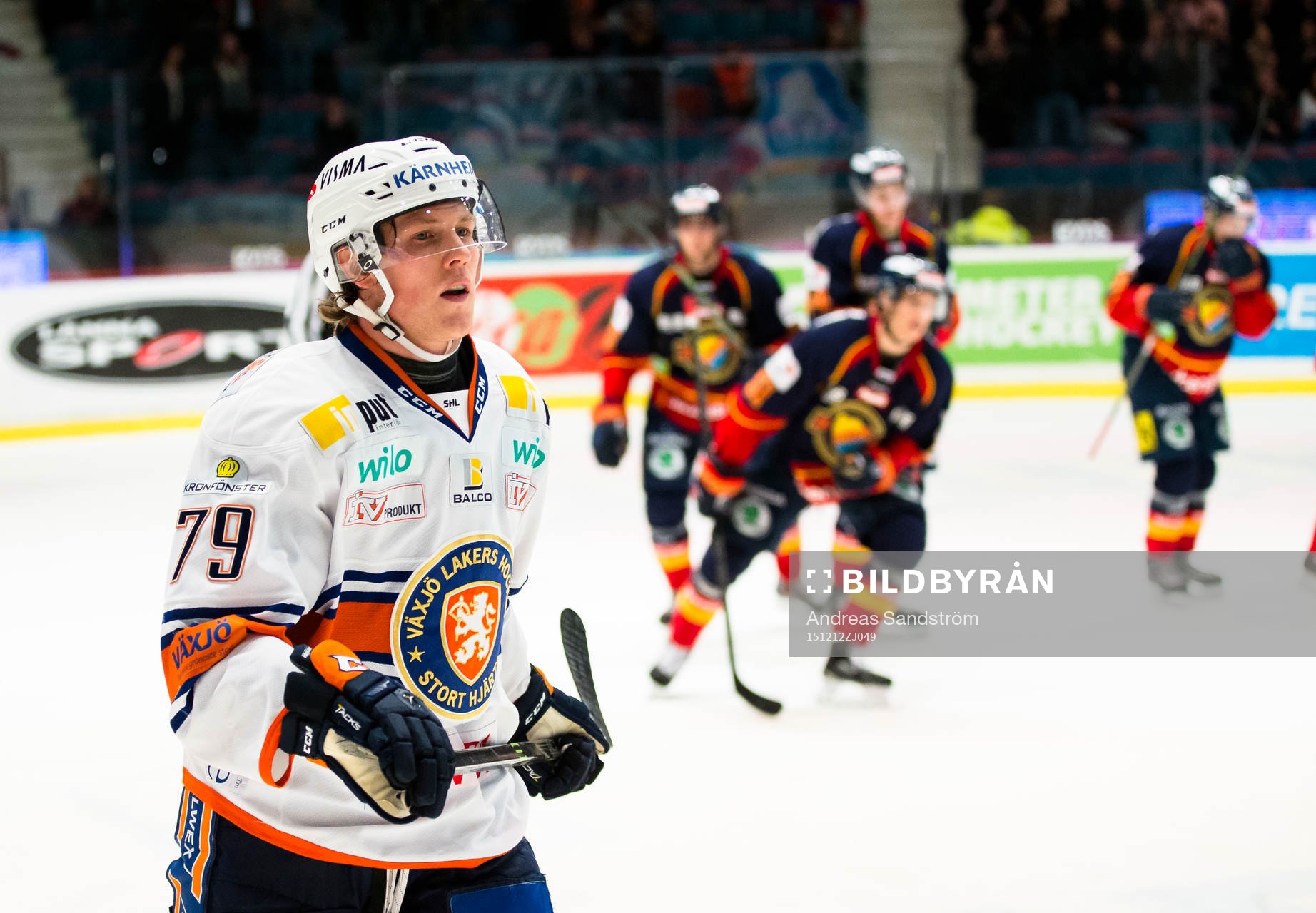 Växjös Patrik Lundh ser deppig ut