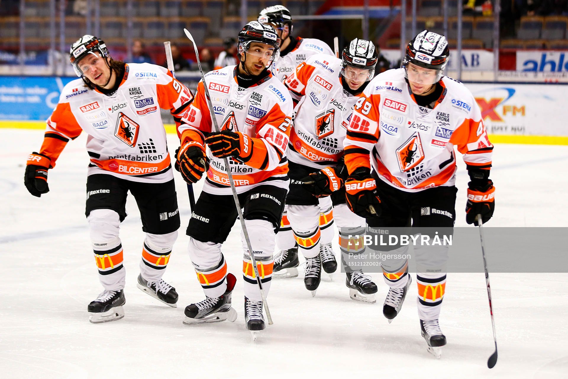 Karlskronas Robin Gartner jublar