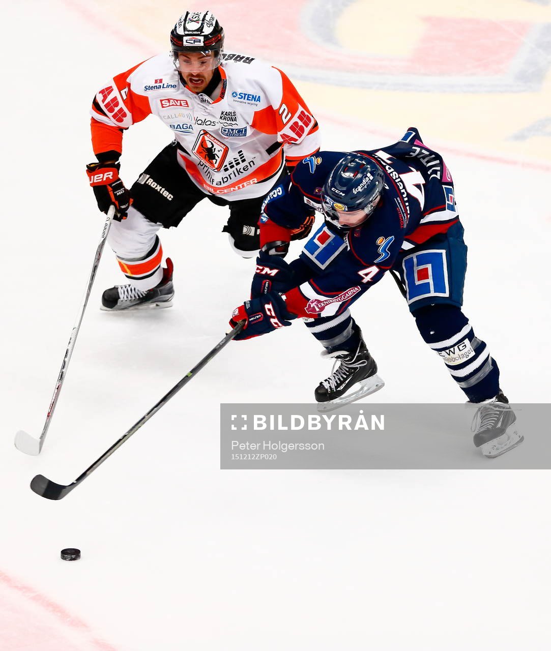 Karlskronas Robin Gartner och Linköpings Chad Billins