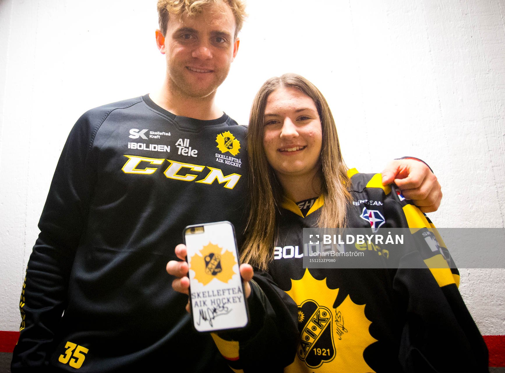 Skellefteå-supportern Amanda Liss från Dalarna fick sin