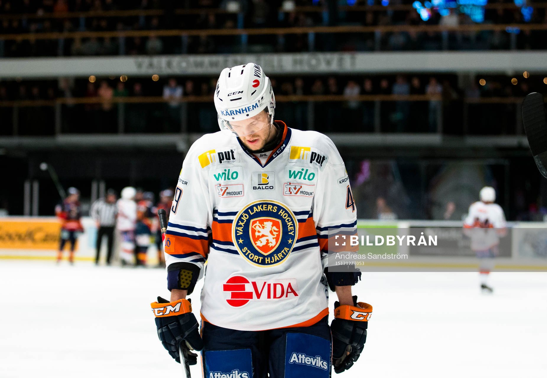 Växjös Ilkka Heikkinen ser deppig ut