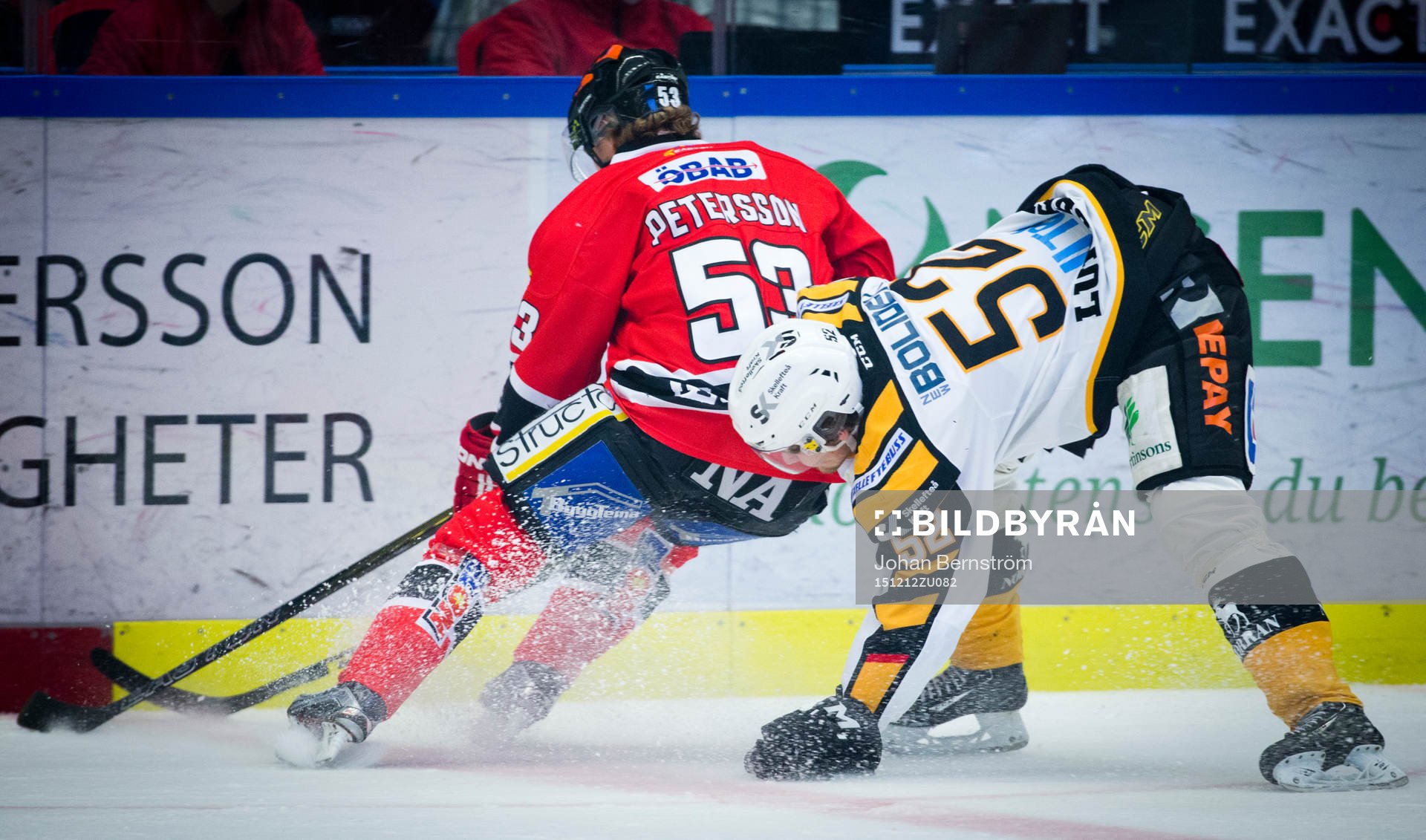 Örebros Bobbo Petersson och Skellefteås Arvid Lundberg