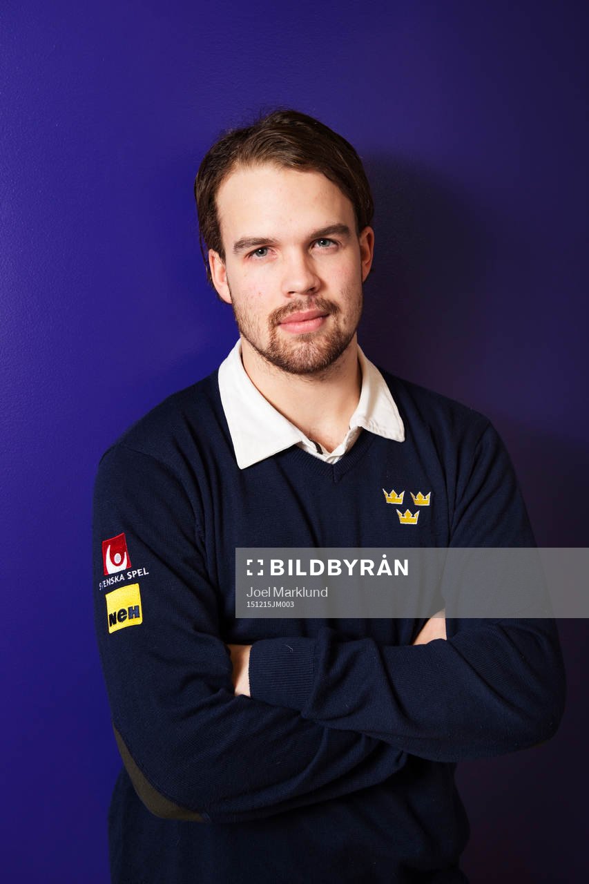 Axel Holmström, spelare i Sveriges juniorlandslag i