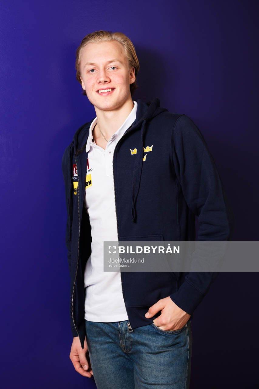Alexander Nylander, spelare i Sveriges juniorlandslag i