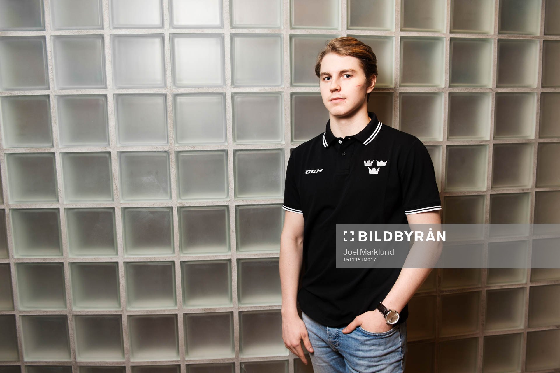 Sebastian Aho, spelare i Sveriges juniorlandslag i ishockey