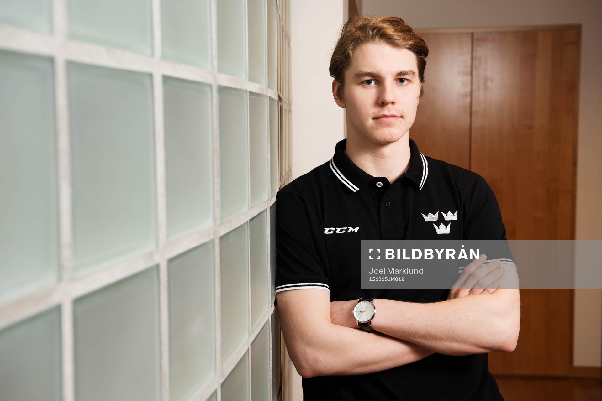 Sebastian Aho, spelare i Sveriges juniorlandslag i ishockey