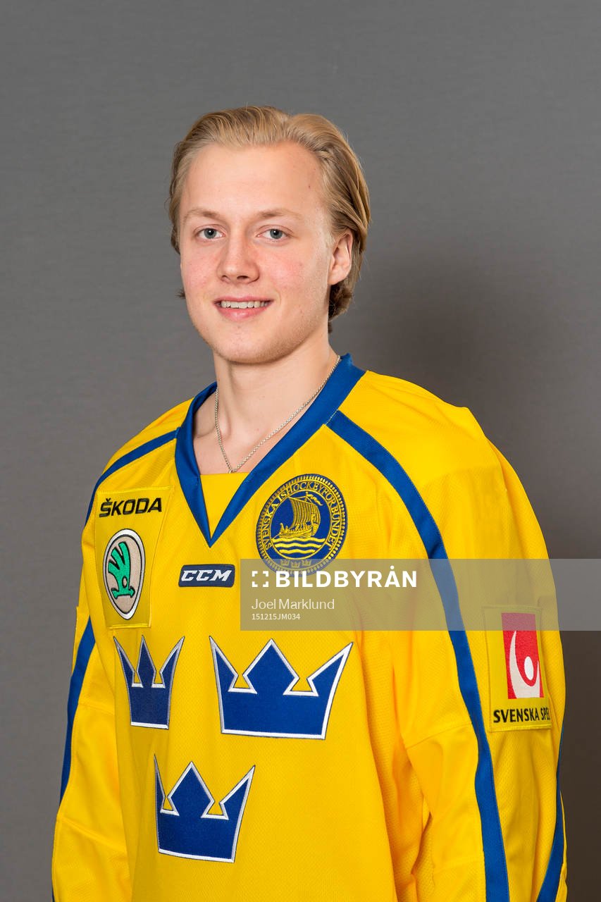 Alexander Nylander, spelare i Sveriges juniorlandslag i