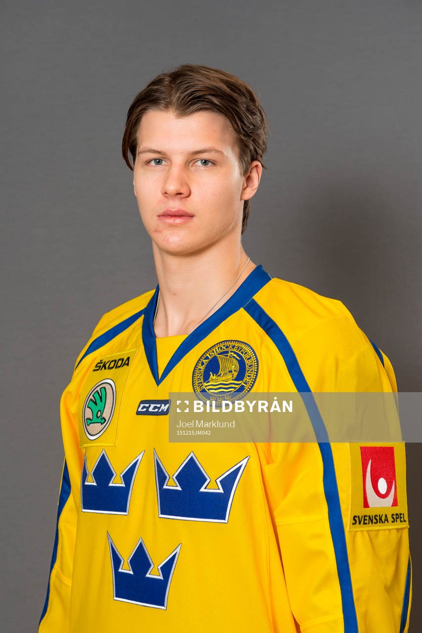 Adam Ollas Mattsson, spelare i Sveriges juniorlandslag i