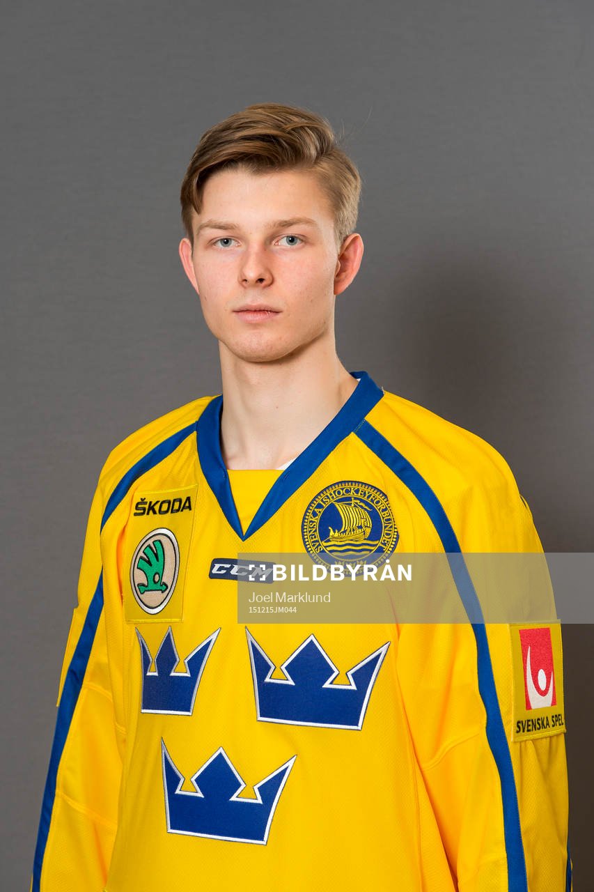 Christoffer Ehn, spelare i Sveriges juniorlandslag i