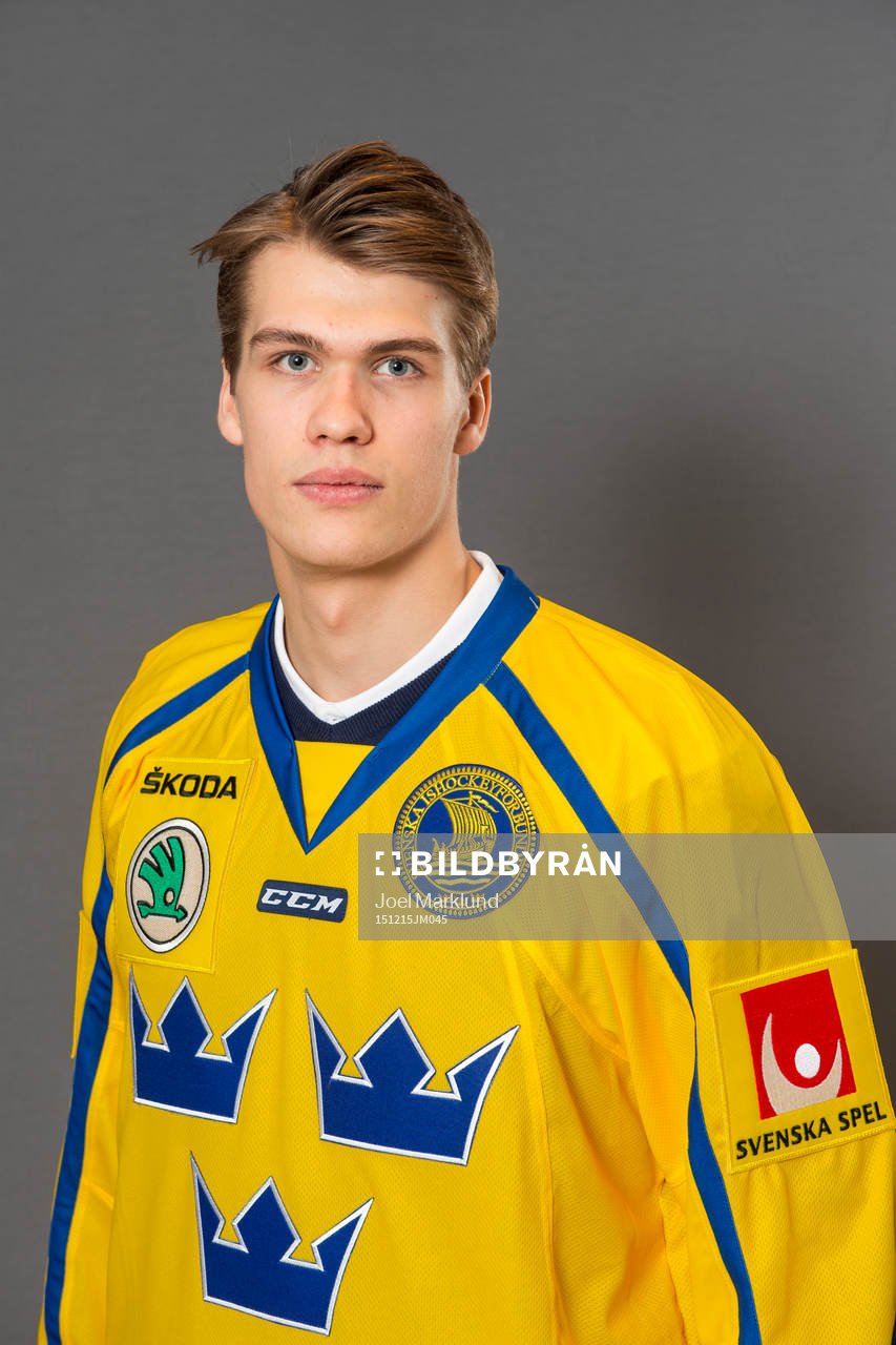 Andreas Englund, spelare i Sveriges juniorlandslag i