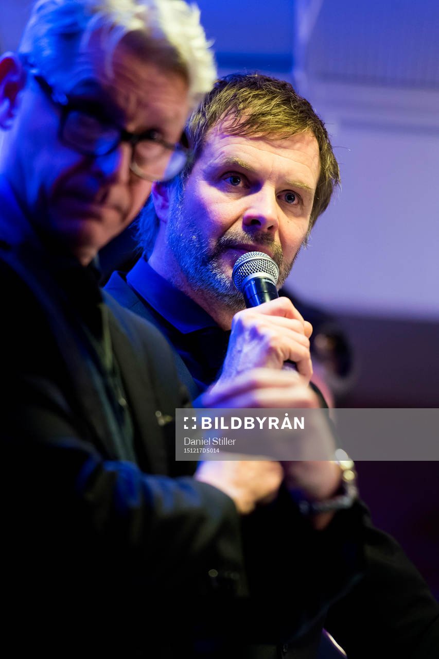 Ulf Ivarsson, kassör, och  Karl Jartun, ordförande i IFK