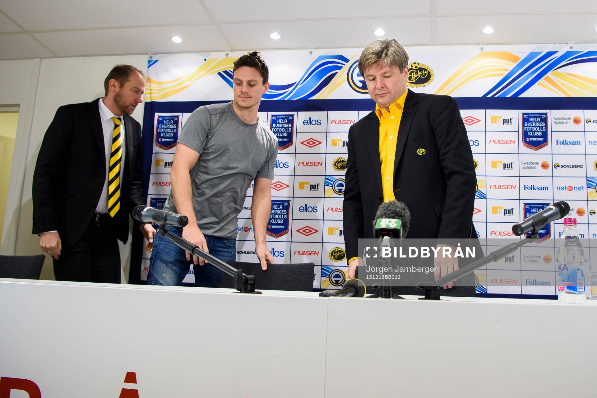 Elfsborgs ordförande Bo Johansson nyförvärvet Jörgen