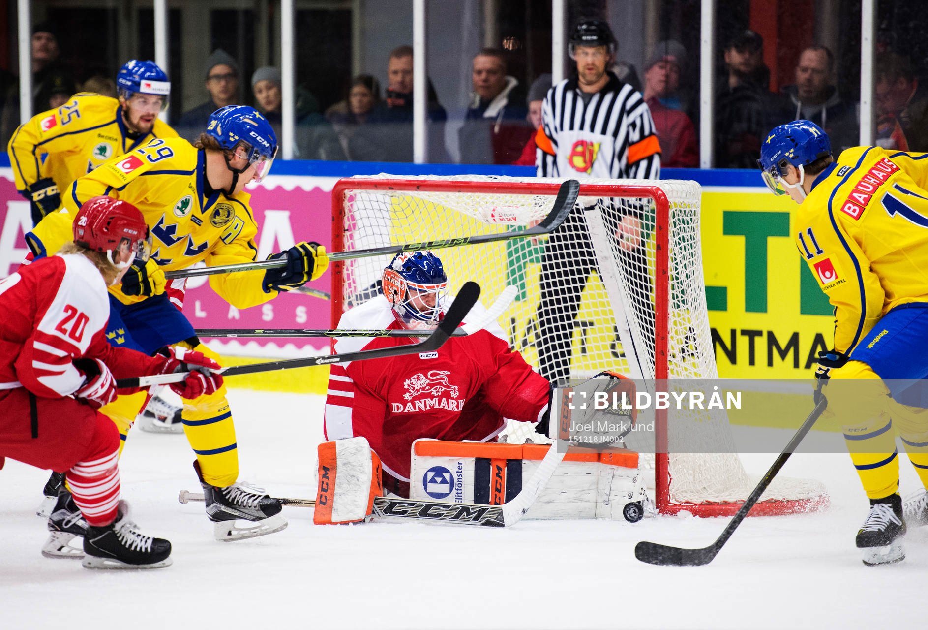 Sveriges Axel Holmström, Adrian Kempe och Lukas Vejdemo