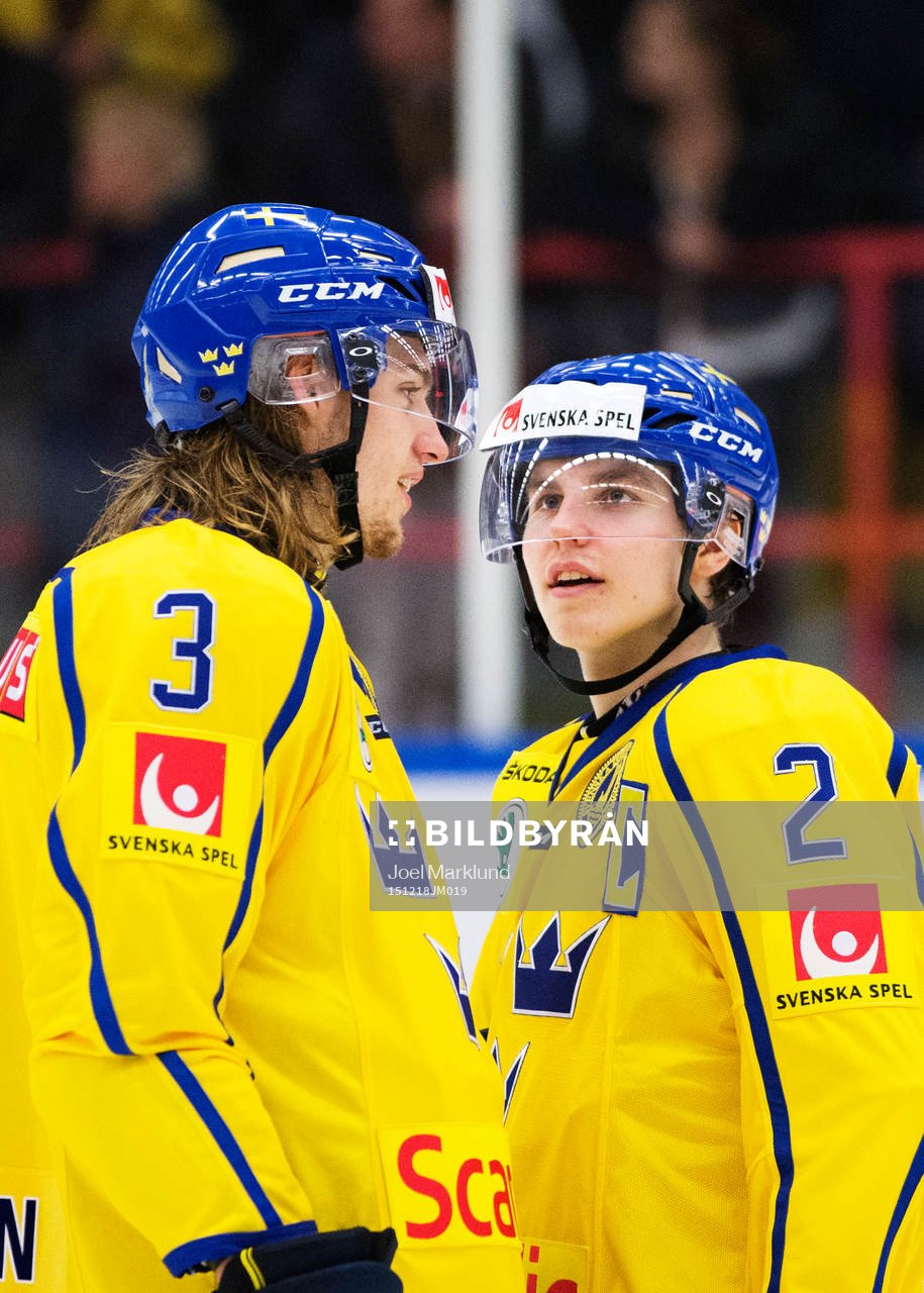 Sveriges William Lagesson och Sebastian Aho