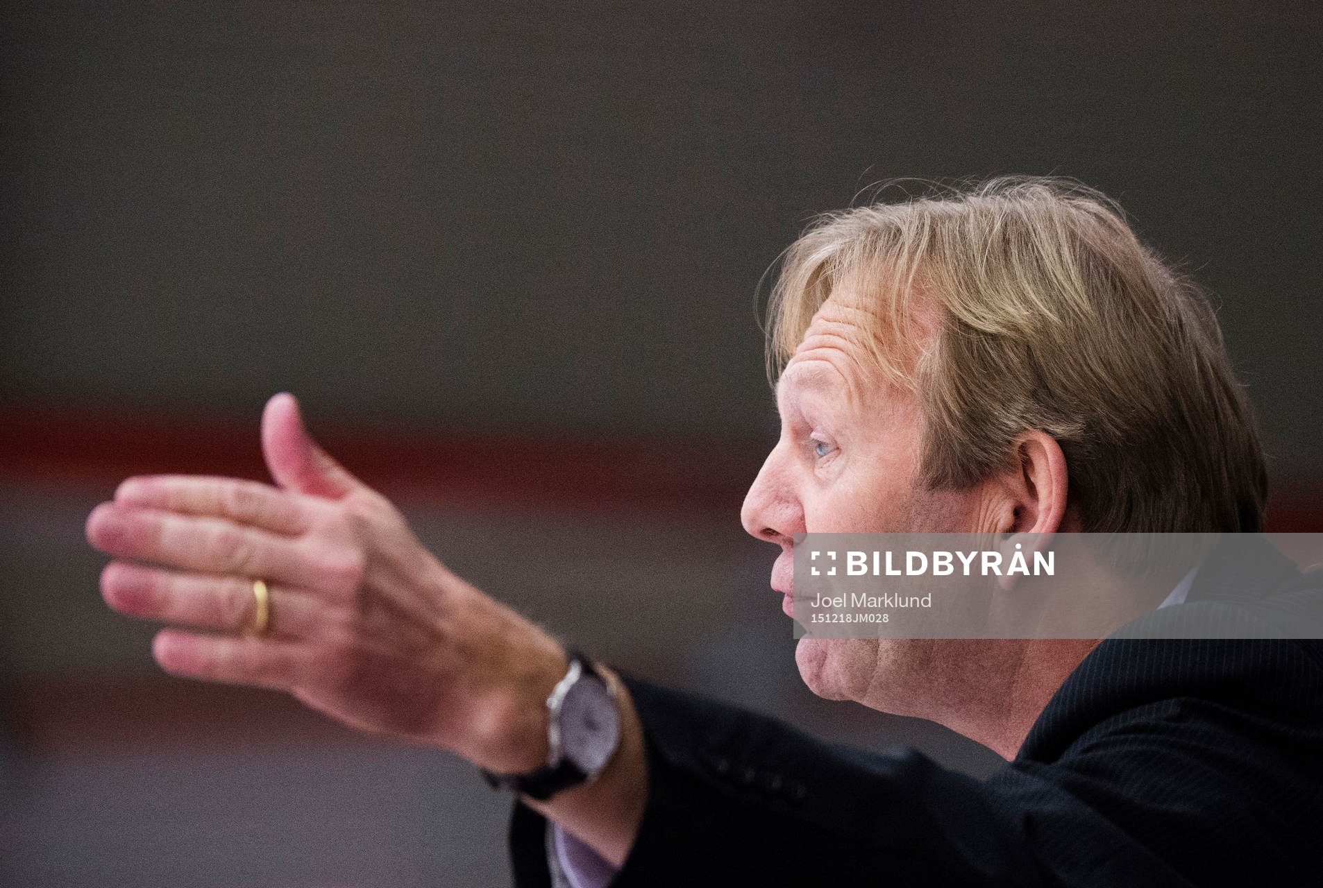 Danmarks förbundskapten Olaf Eller