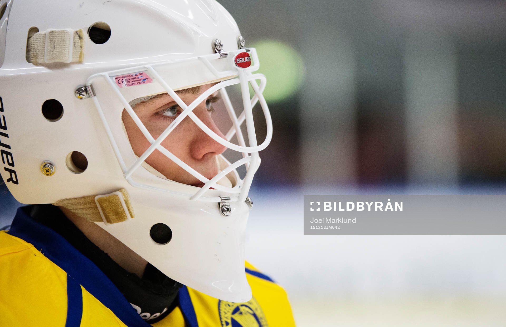 Sveriges målvakt Erik Källgren