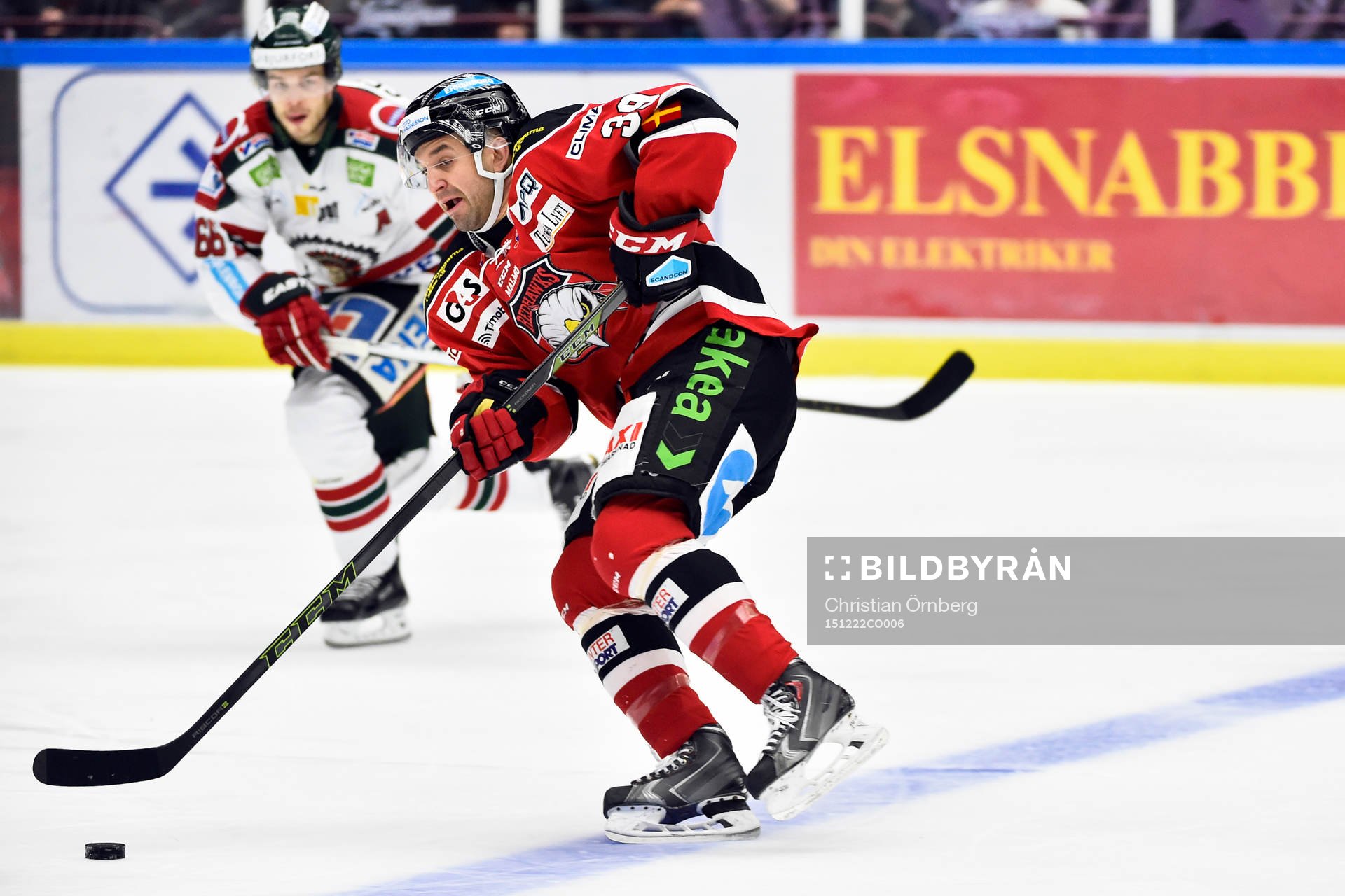 Malmö Redhawks Eric Himelfarb och Frölundas Oscar