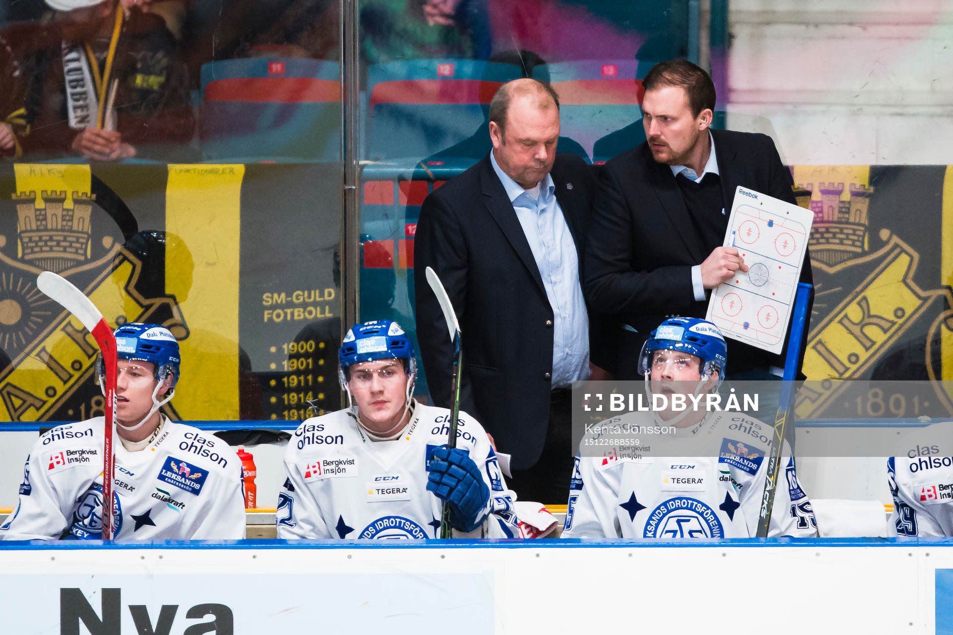 Leksands assisterande tränare Gereon Dahlgren med en