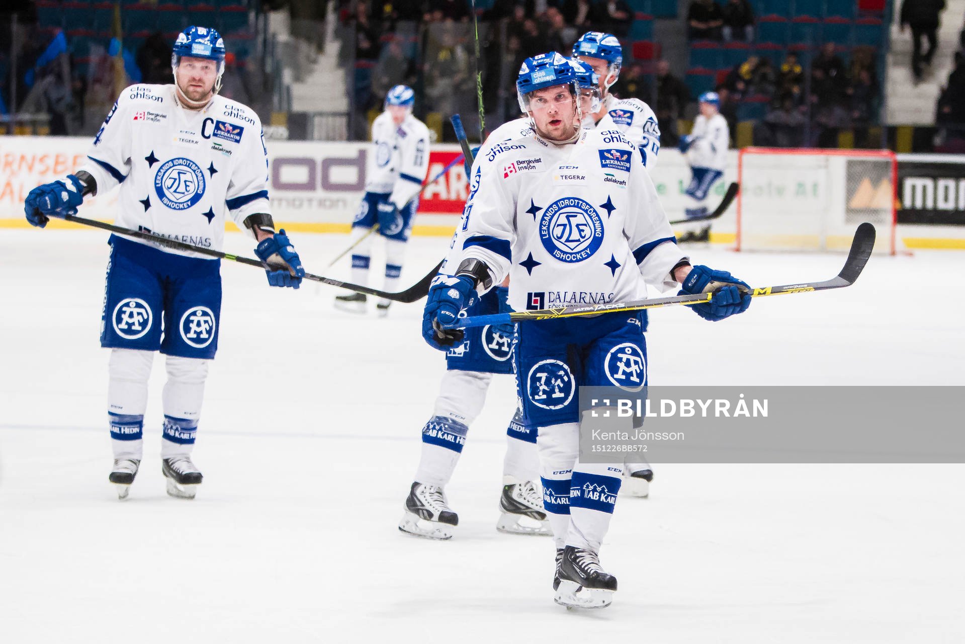 Leksands Viktor Amnér deppar med lagkamrater