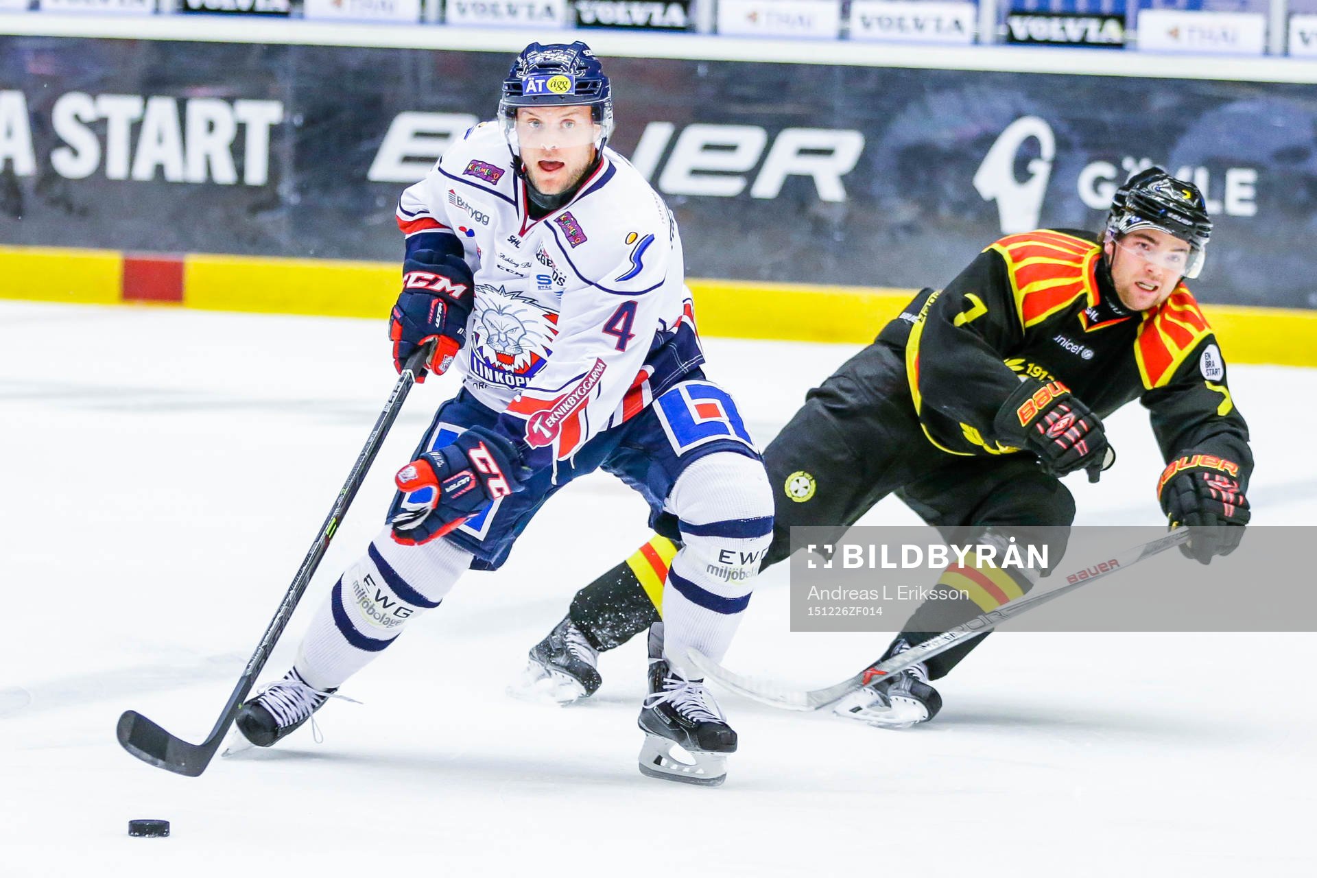 Linköpings Chad Billins och Brynäs Ponthus Westerholm