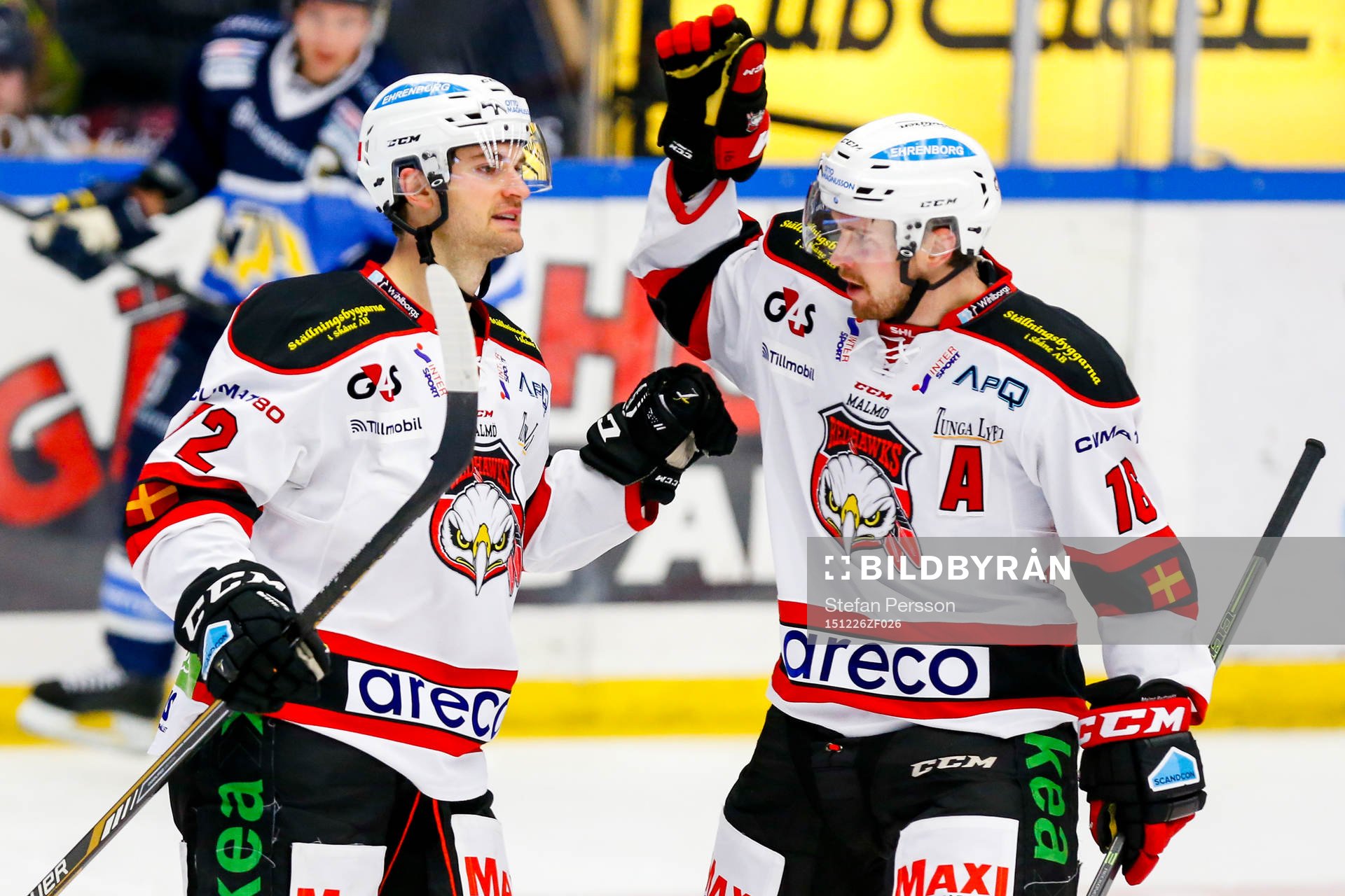 Modos Malmö Redhawks T.J. Galiardi och Magnus Häggström
