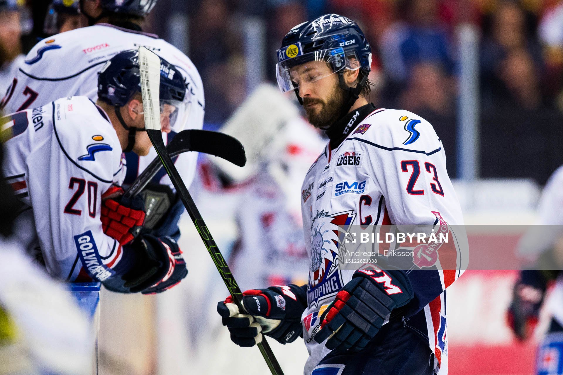 Linköpings Niklas Persson ser deppig ut