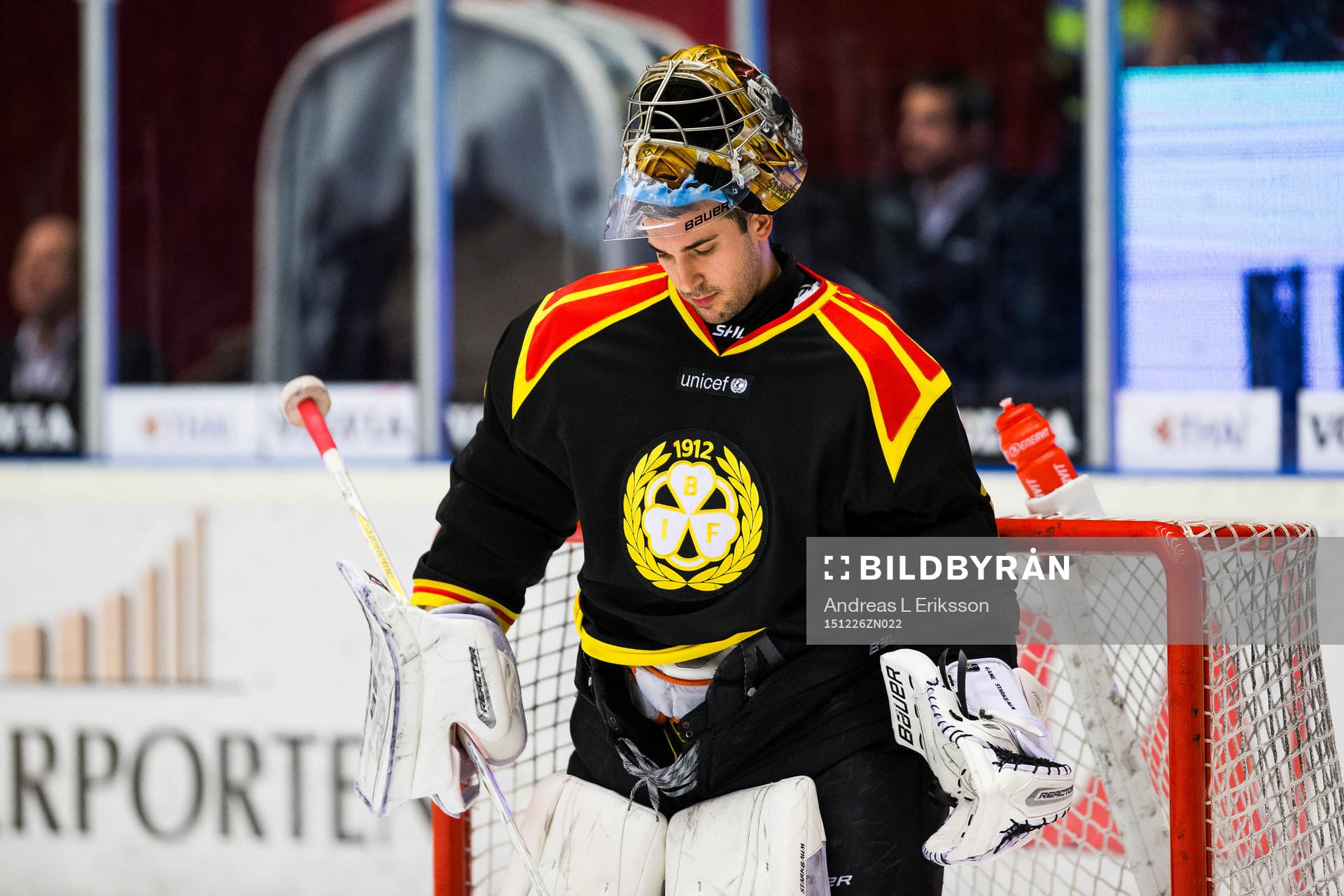Brynäs målvakt Bernhard Starkbaum