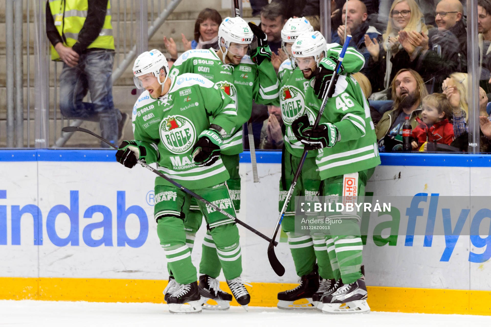 Rögles Ludvig Rensfeldt, Dominik Granak, Kevin Marshall