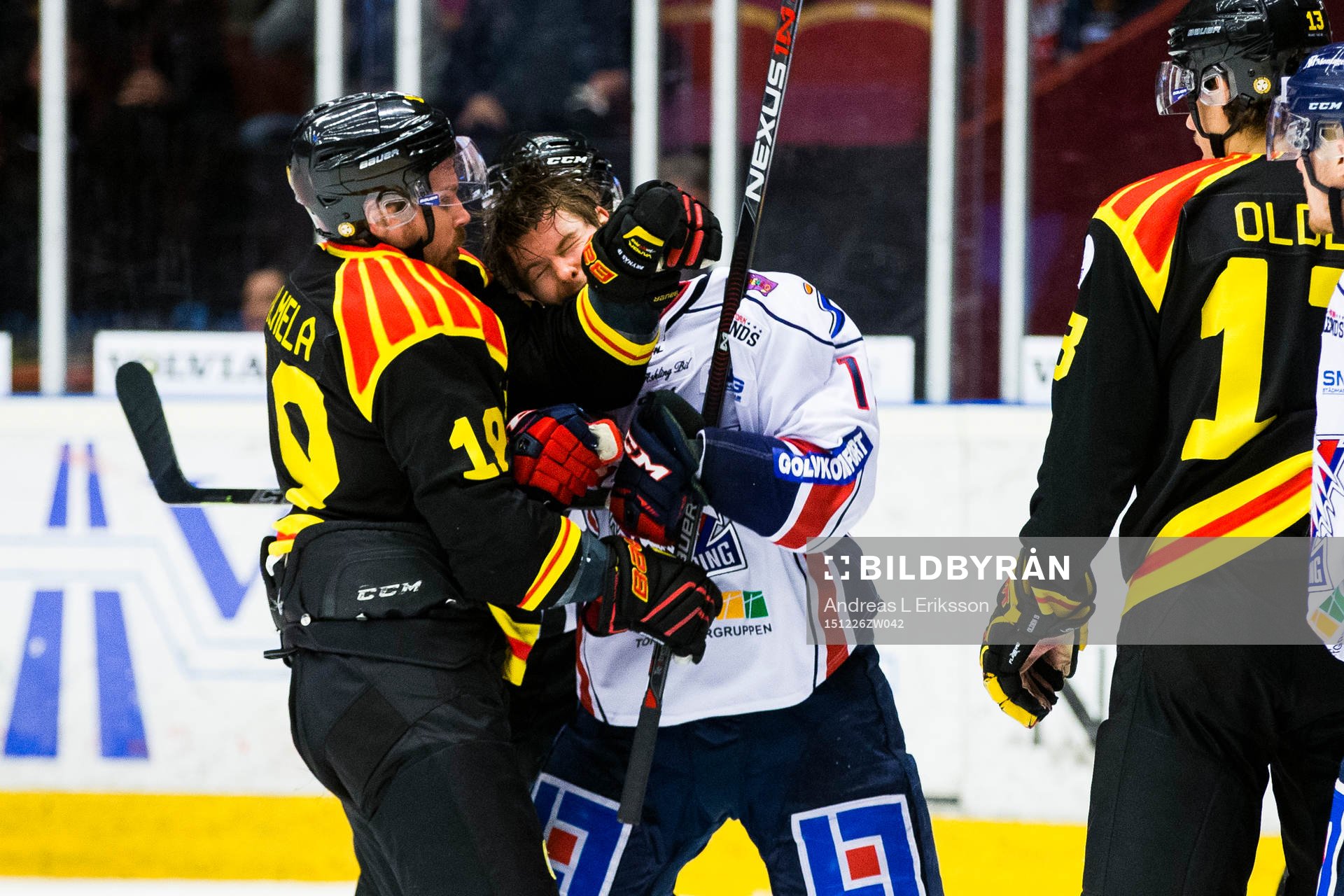 Brynäs Anssi Salmela i slagsmål med Linköpings Andrew