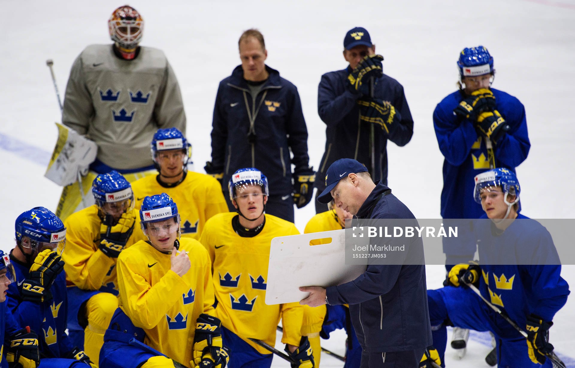 Förbundskapten Rikard Grönborg har en genomgång