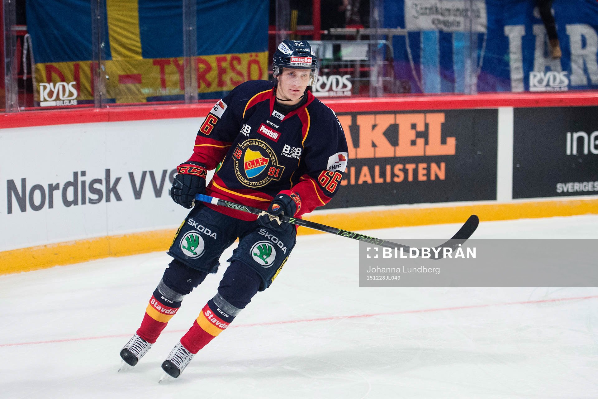 Djurgårdens Marcus Sörensen deppar