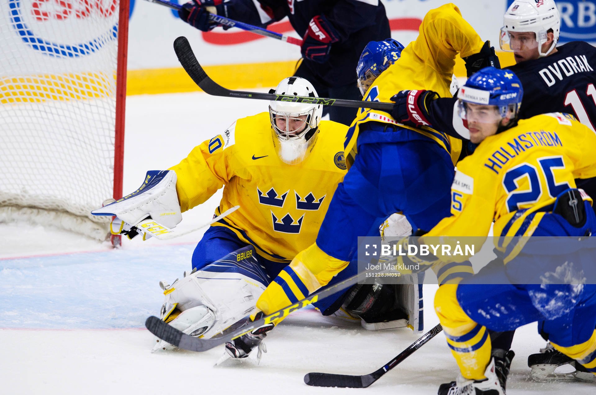 Sveriges målvakt Linus Söderström