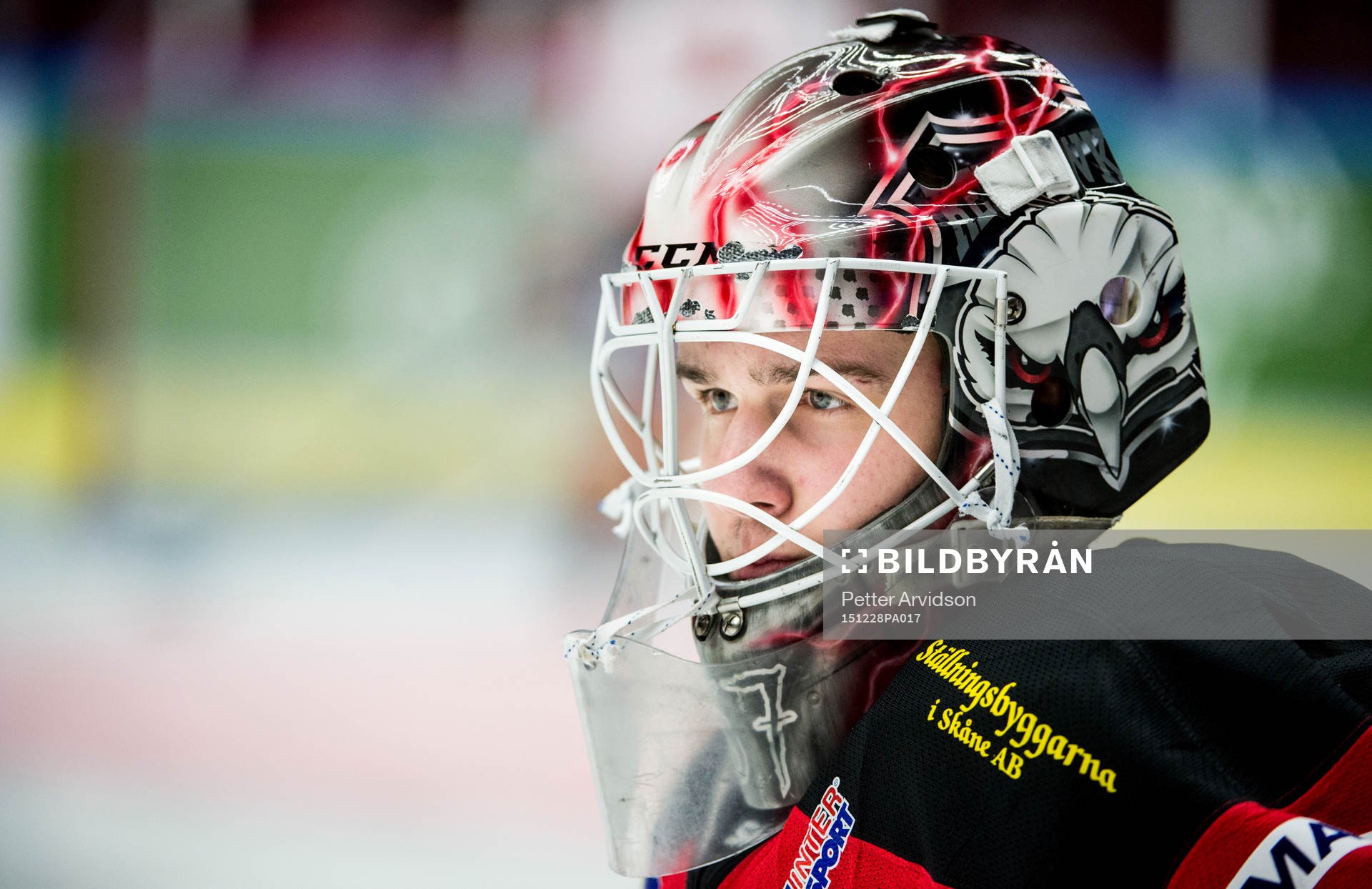 Malmö Redhawks målvakt Tim Hultstrand
