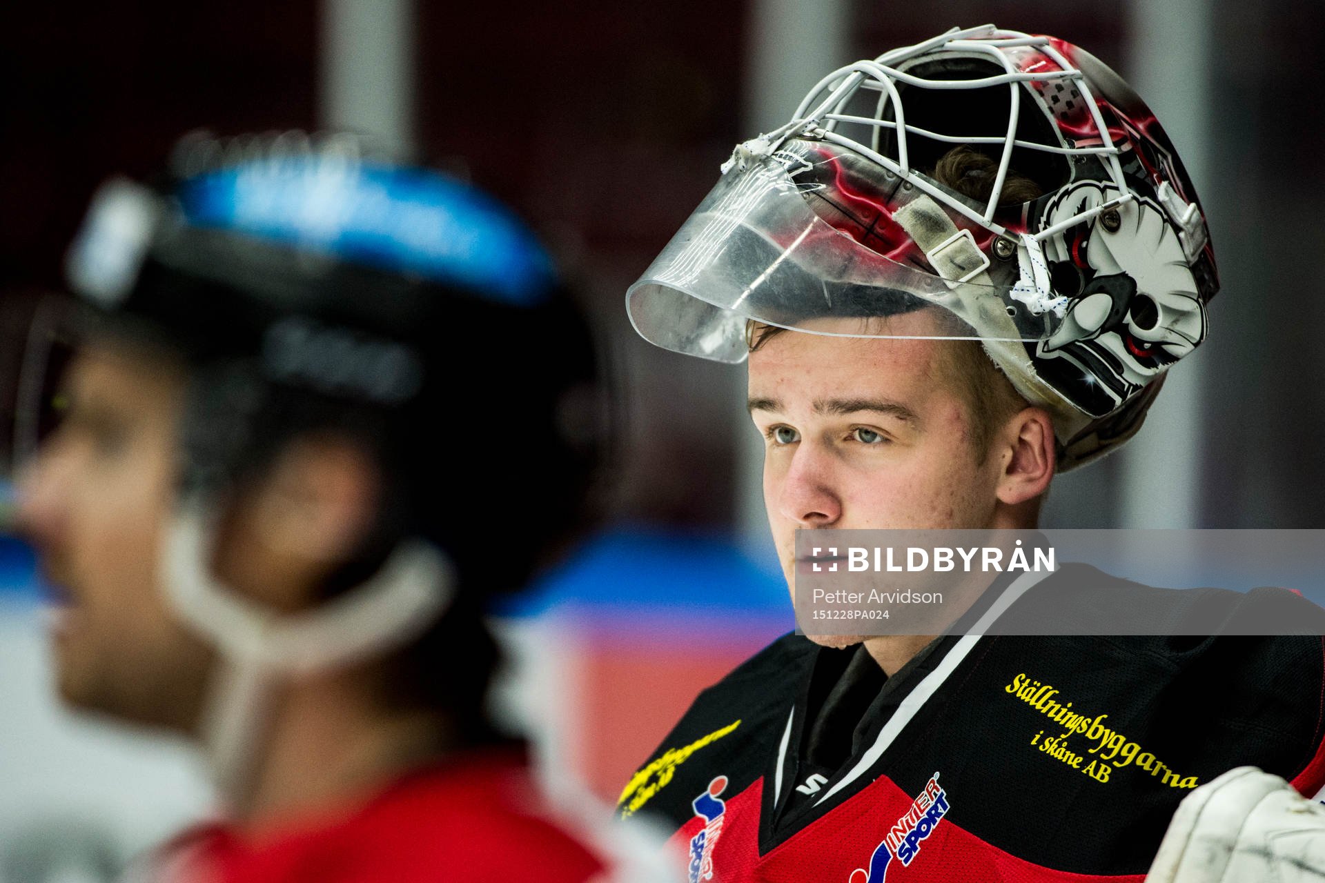 Malmö Redhawks målvakt Tim Hultstrand