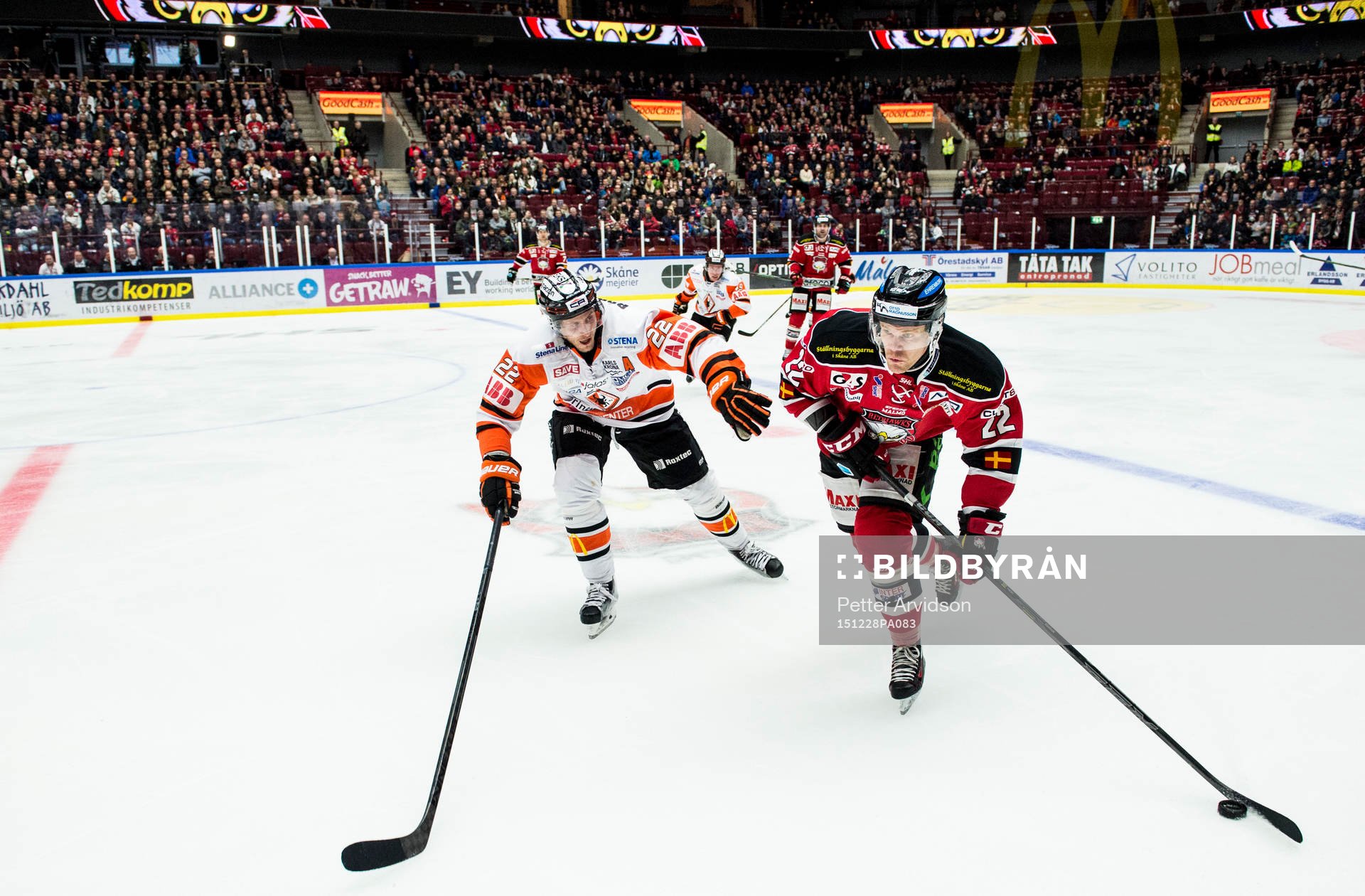 Karlskronas Alexander Bergström och Malmö Redhawks