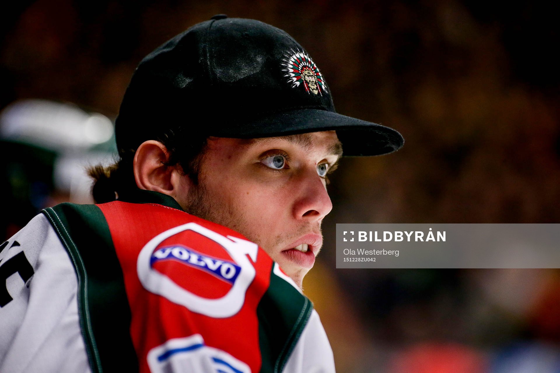 Frölundas målvakt Johan Gustafsson