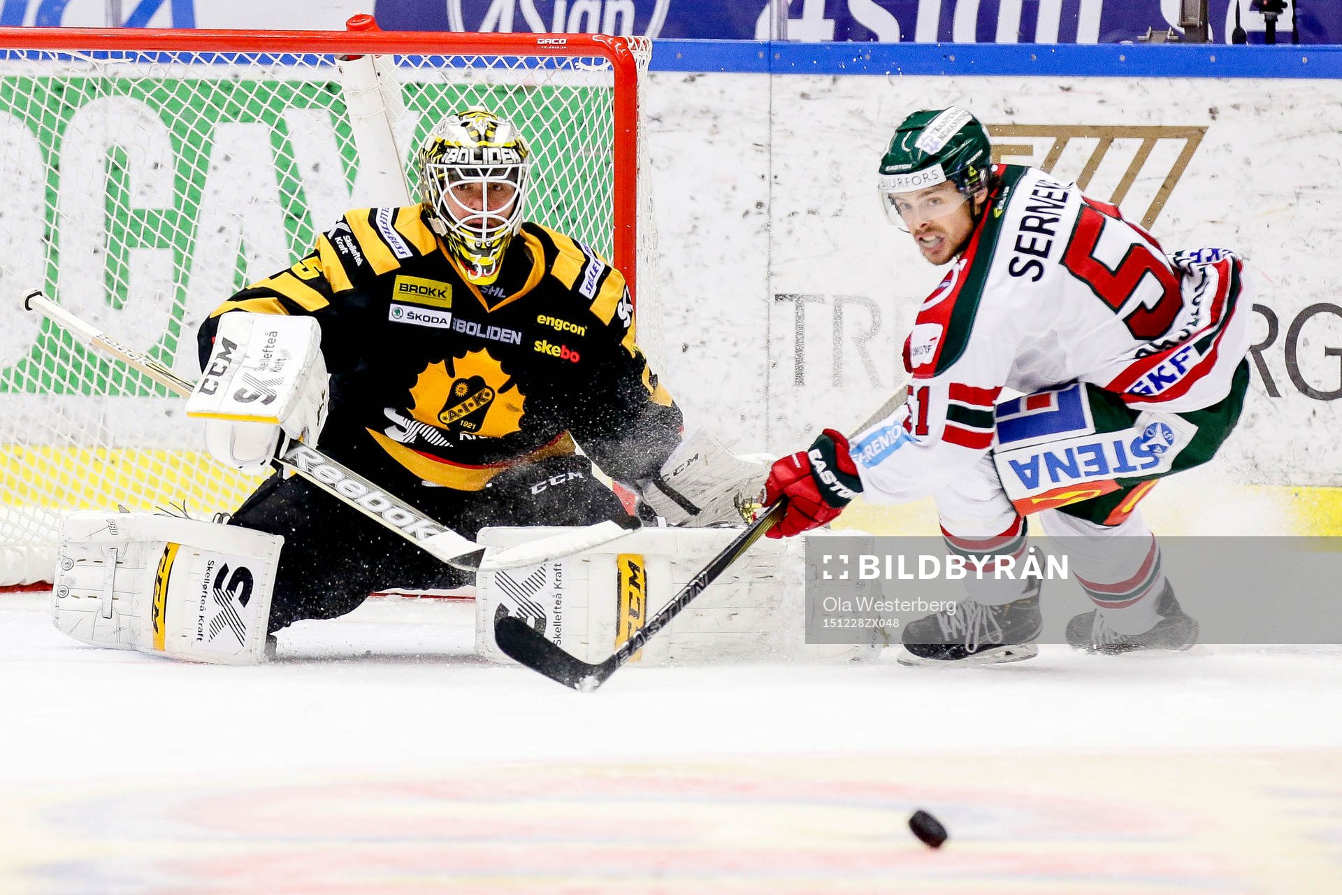 Skellefteås målvakt Markus Svensson