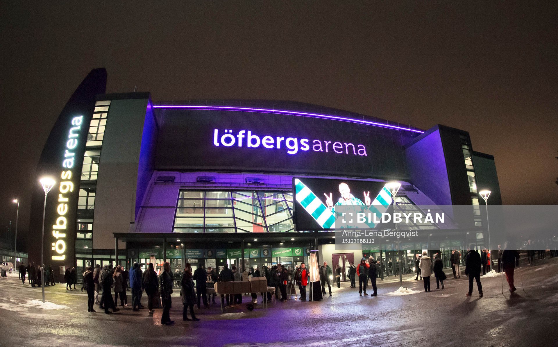 Exteriör bild av Löfbergs Arena