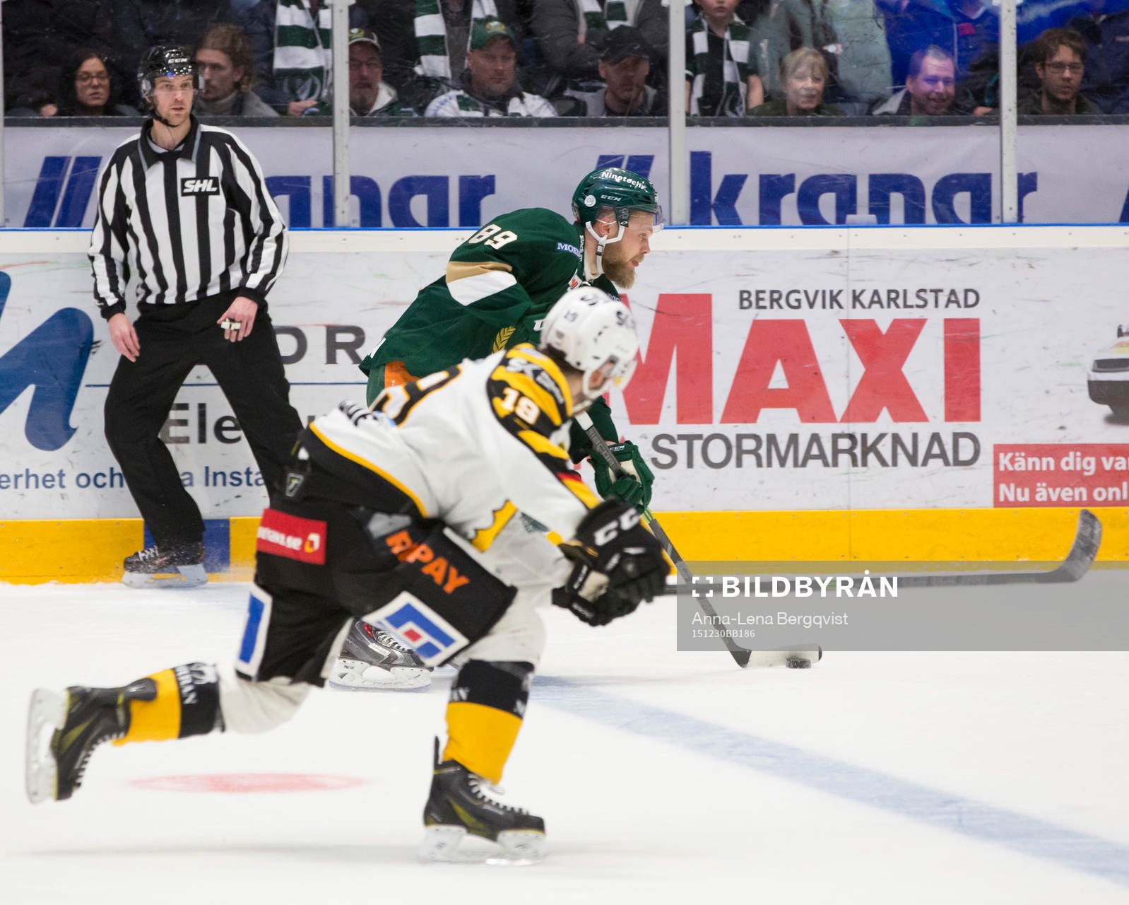 Färjestads Antti Tyrväinen i action